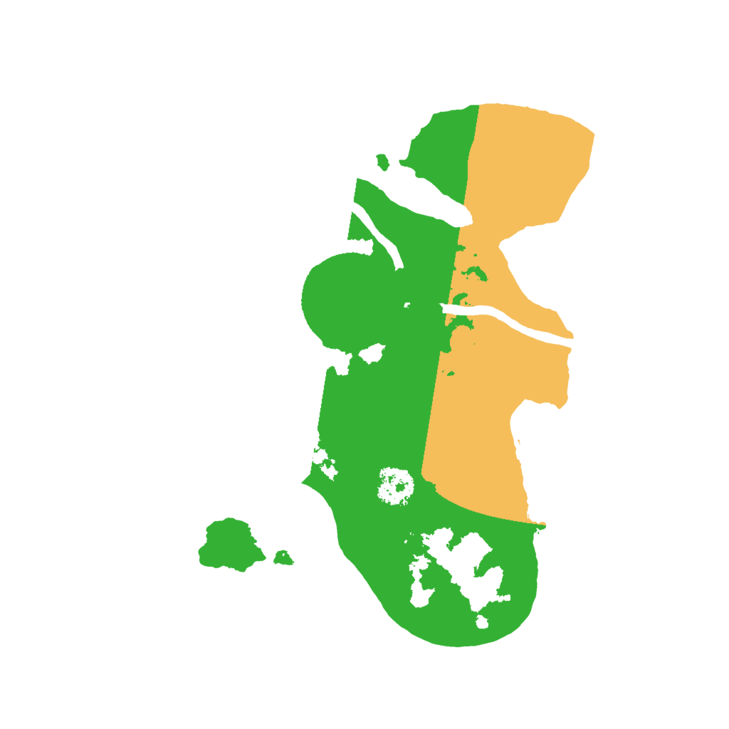 Biome Rust Map: Procedural Map, Size: 2000, Seed: 46