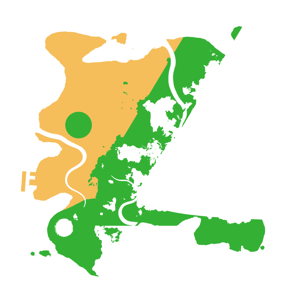 Biome Rust Map: Procedural Map, Size: 3000, Seed: 2102292687
