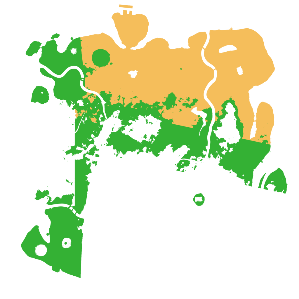 Biome Rust Map: Procedural Map, Size: 4500, Seed: 1928619523
