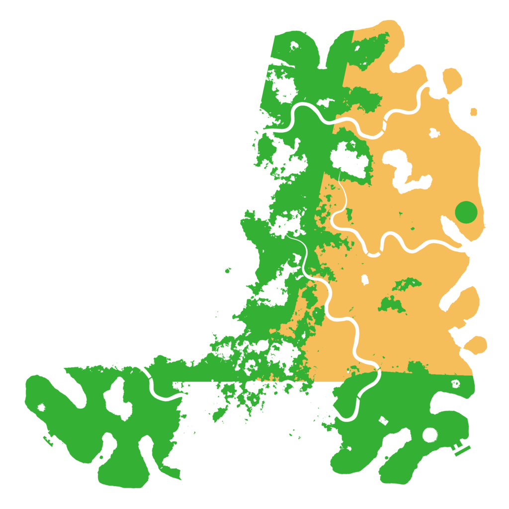 Biome Rust Map: Procedural Map, Size: 6000, Seed: 35265763