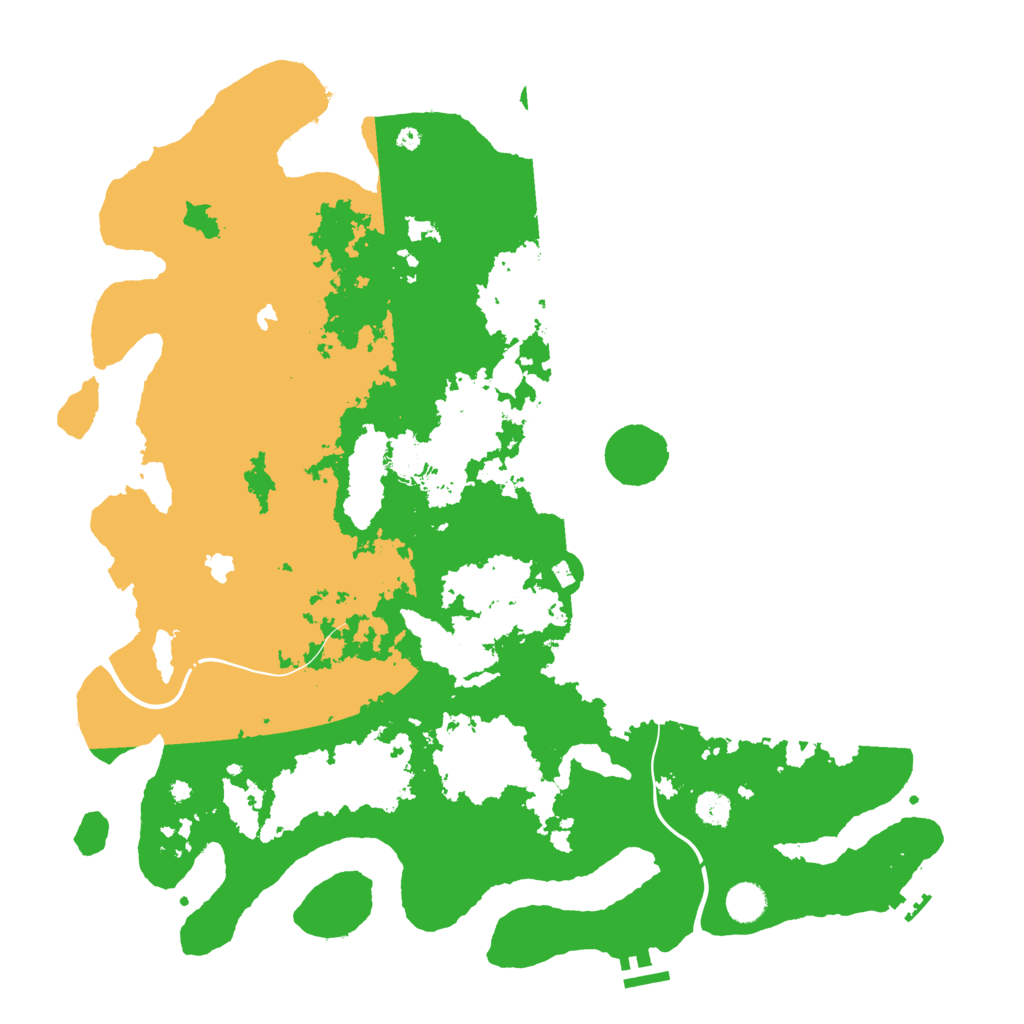 Biome Rust Map: Procedural Map, Size: 4500, Seed: 1458371854