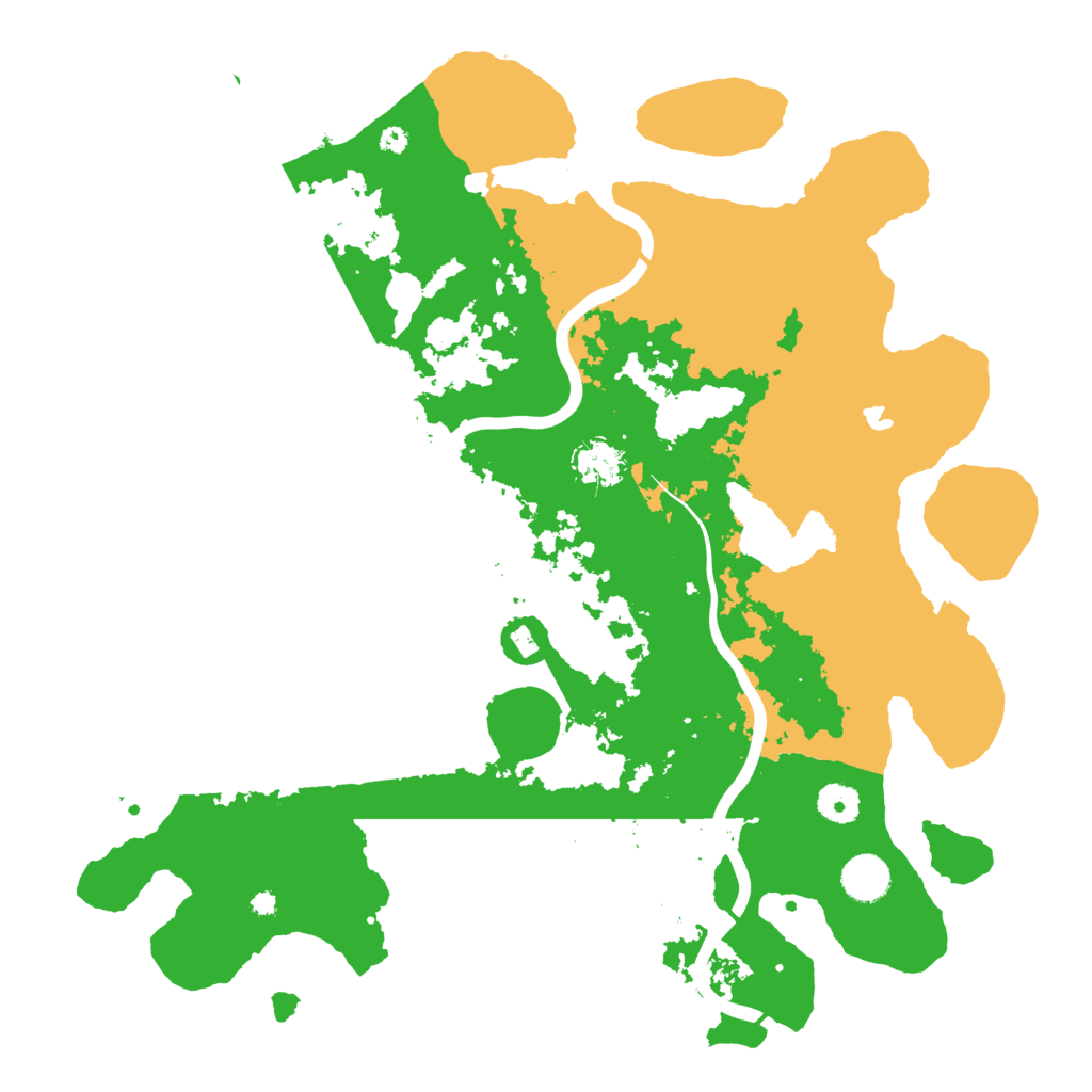 Biome Rust Map: Procedural Map, Size: 4000, Seed: 4445