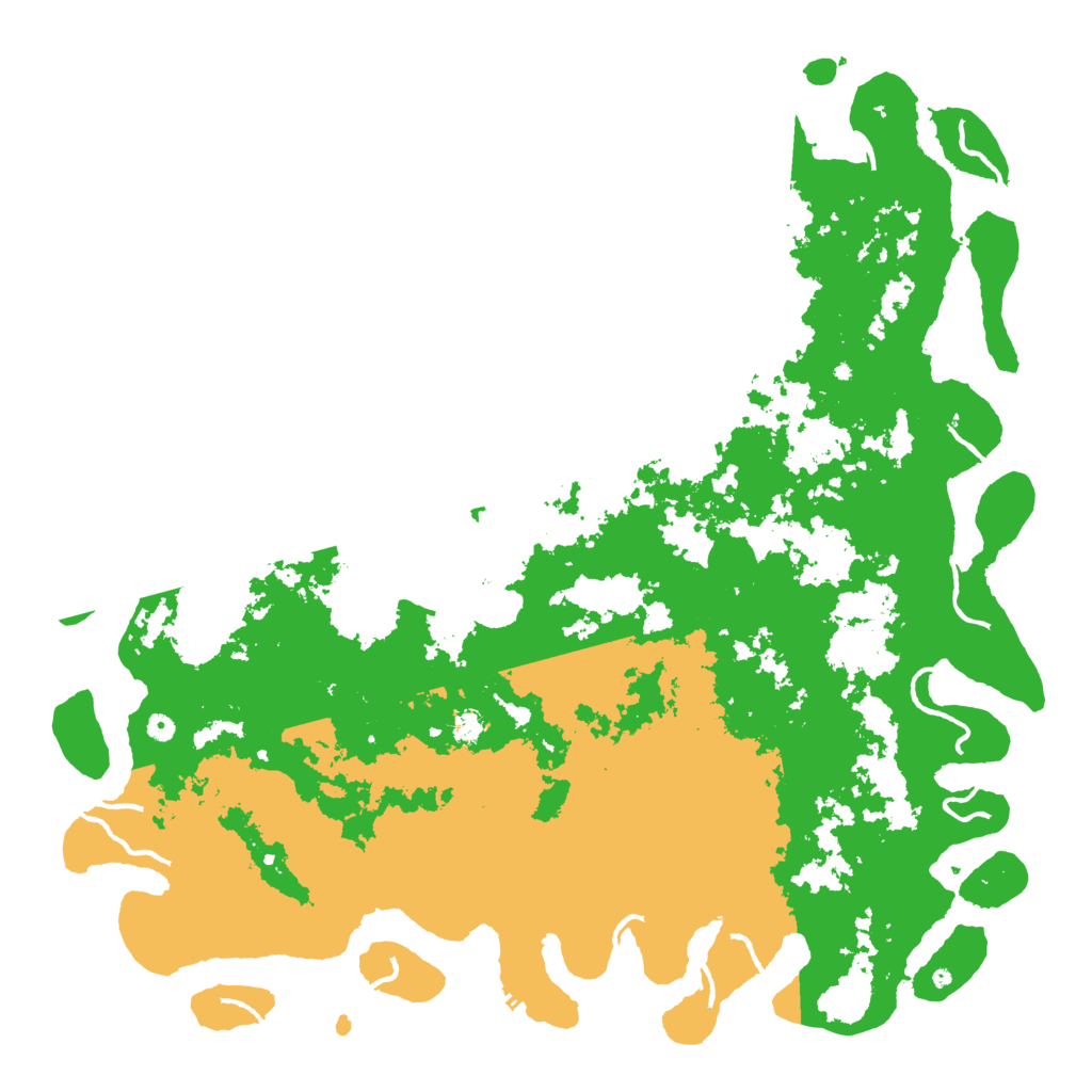 Biome Rust Map: Procedural Map, Size: 6000, Seed: 48269123