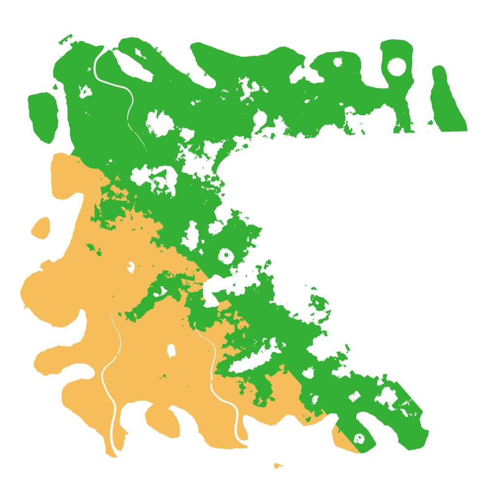 Biome Rust Map: Procedural Map, Size: 4800, Seed: 137564555