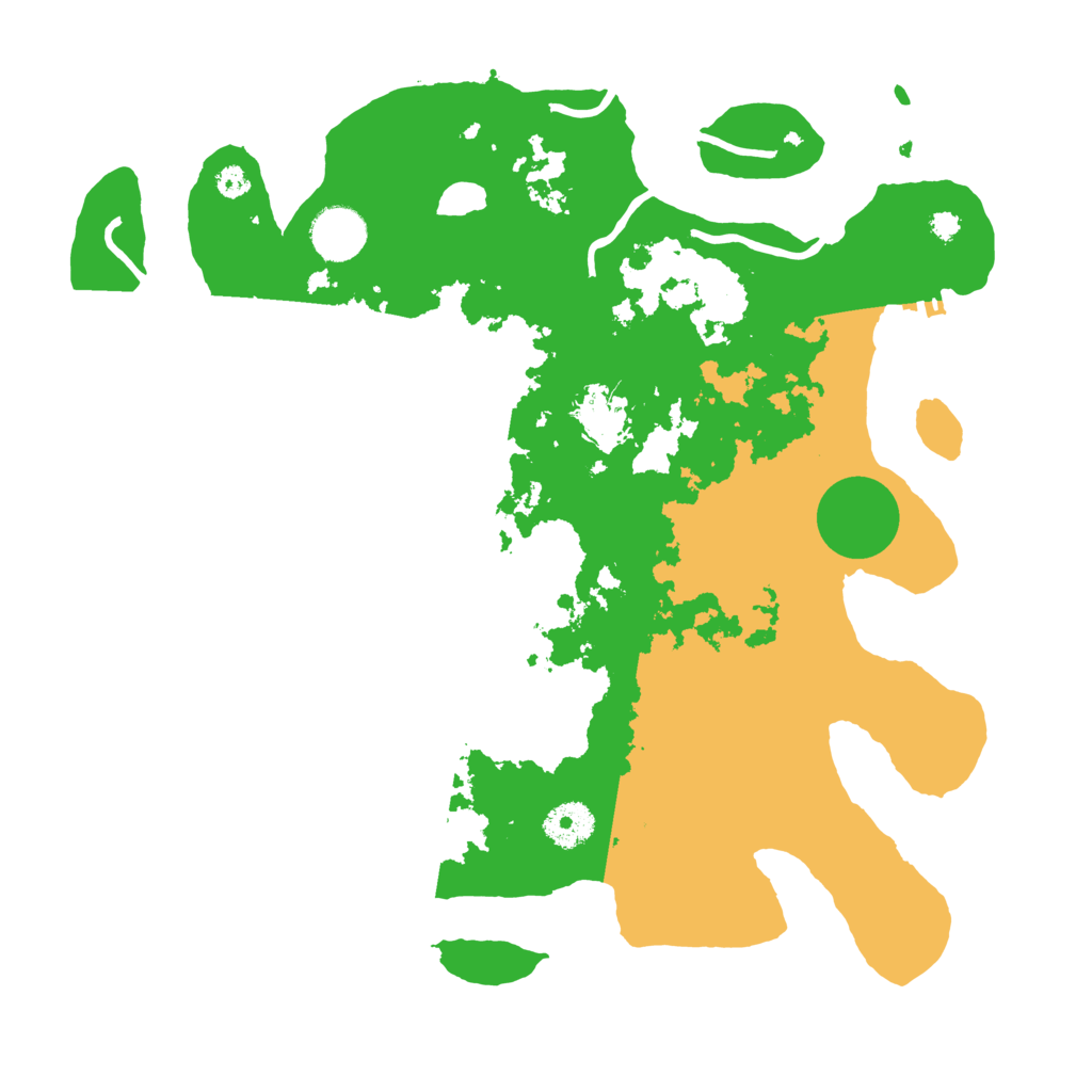 Biome Rust Map: Procedural Map, Size: 3500, Seed: 351063035