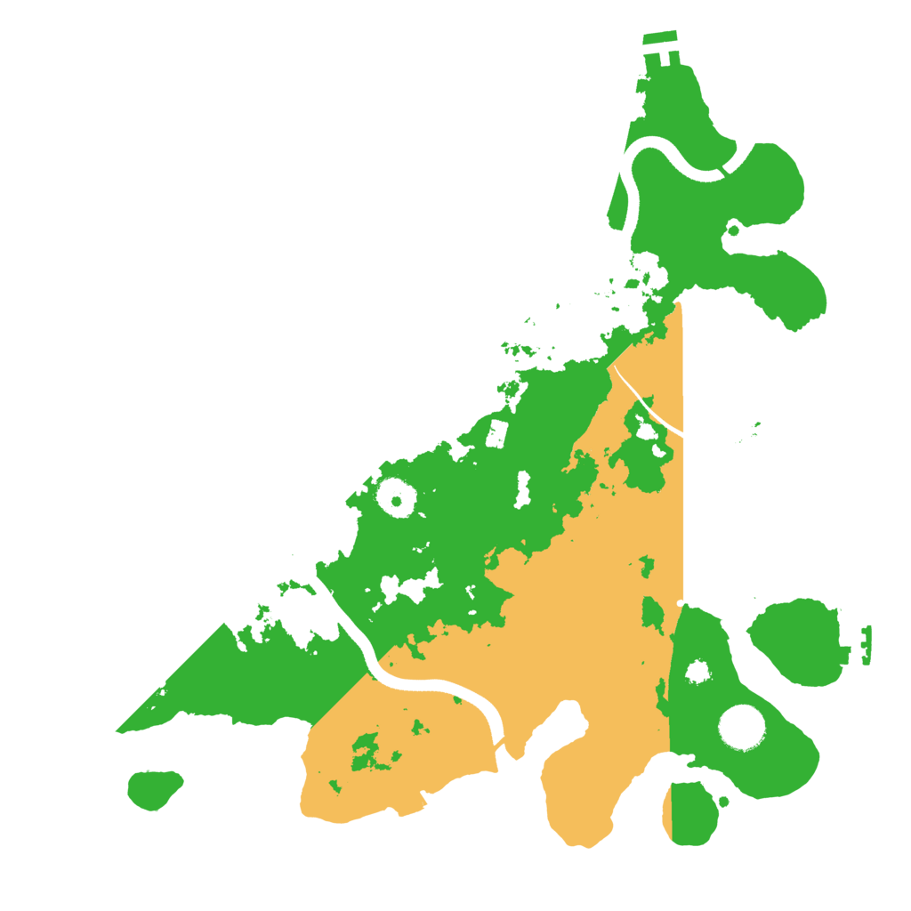 Biome Rust Map: Procedural Map, Size: 3500, Seed: 1468987592