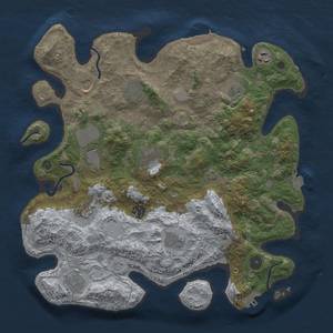 Thumbnail Rust Map: Procedural Map, Size: 3750, Seed: 275138560, 18 Monuments