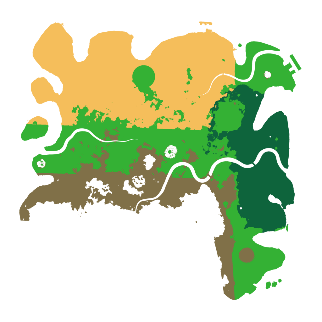 Biome Rust Map: Procedural Map, Size: 3750, Seed: 275138560
