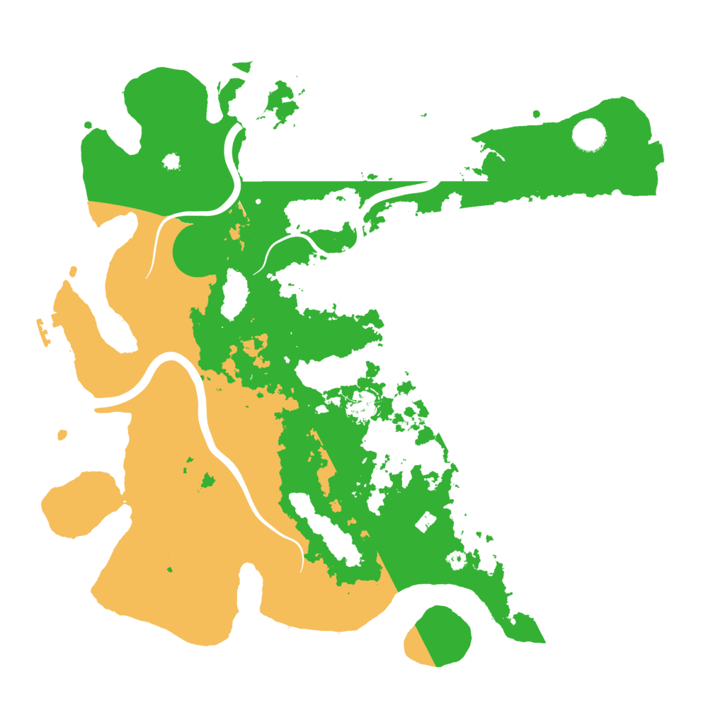 Biome Rust Map: Procedural Map, Size: 3850, Seed: 1299048435