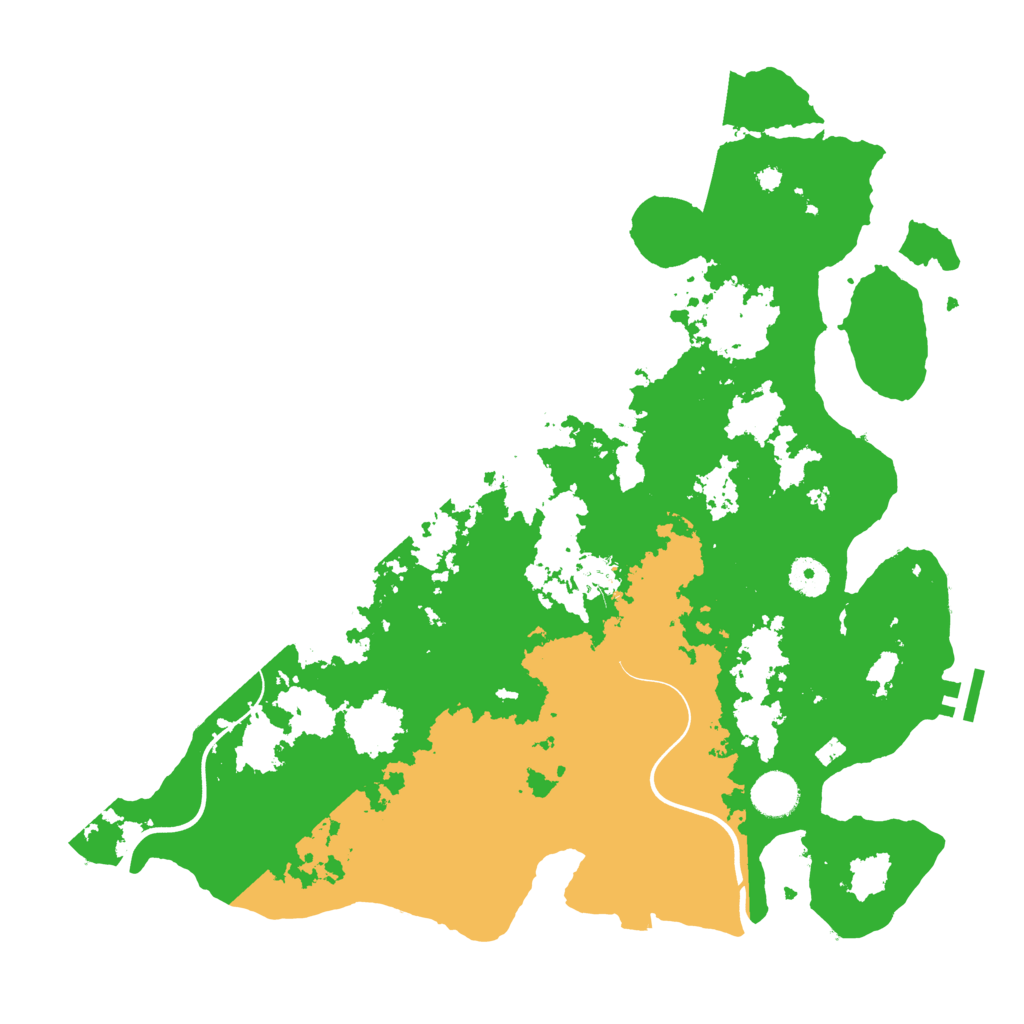 Biome Rust Map: Procedural Map, Size: 3900, Seed: 259