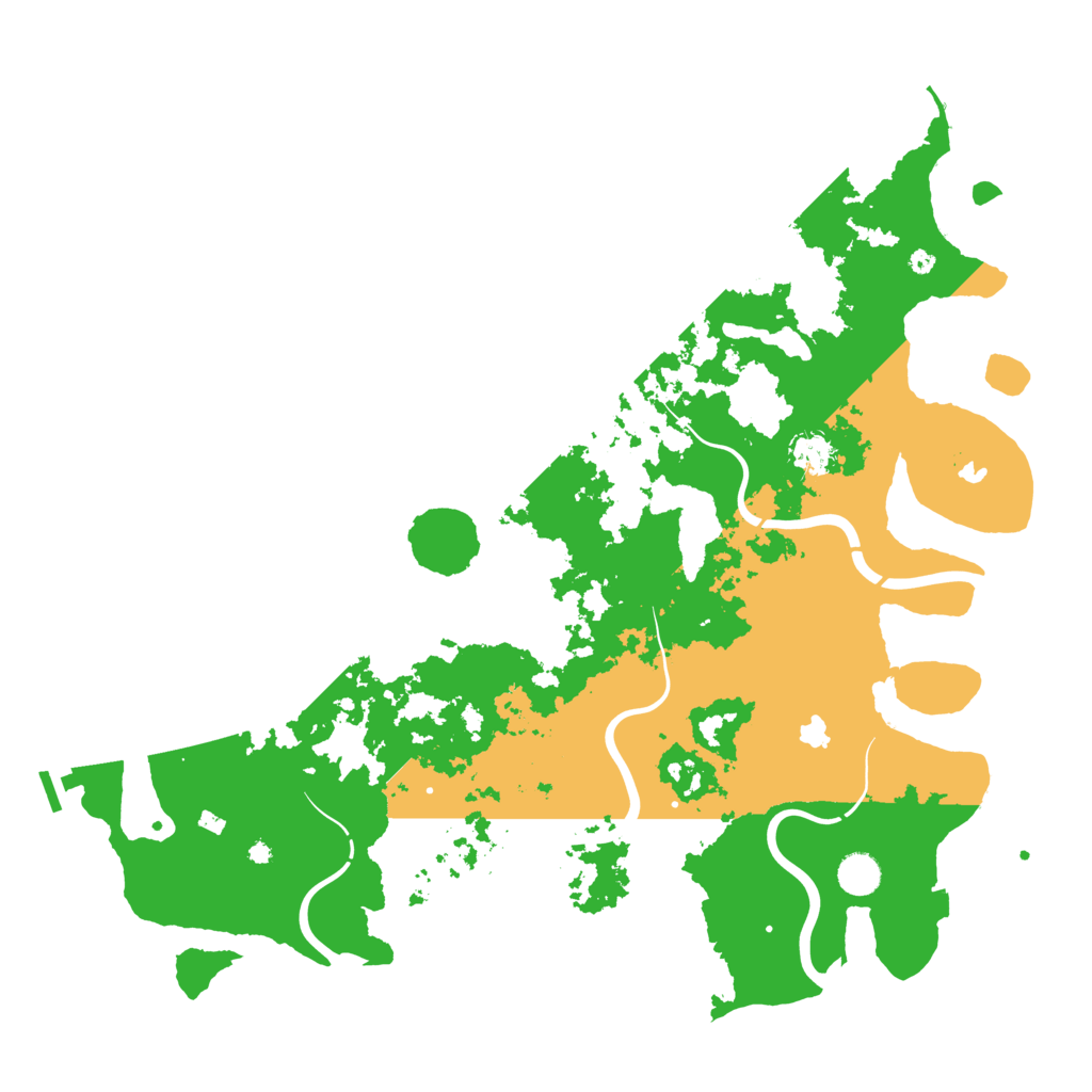 Biome Rust Map: Procedural Map, Size: 4500, Seed: 1473118490