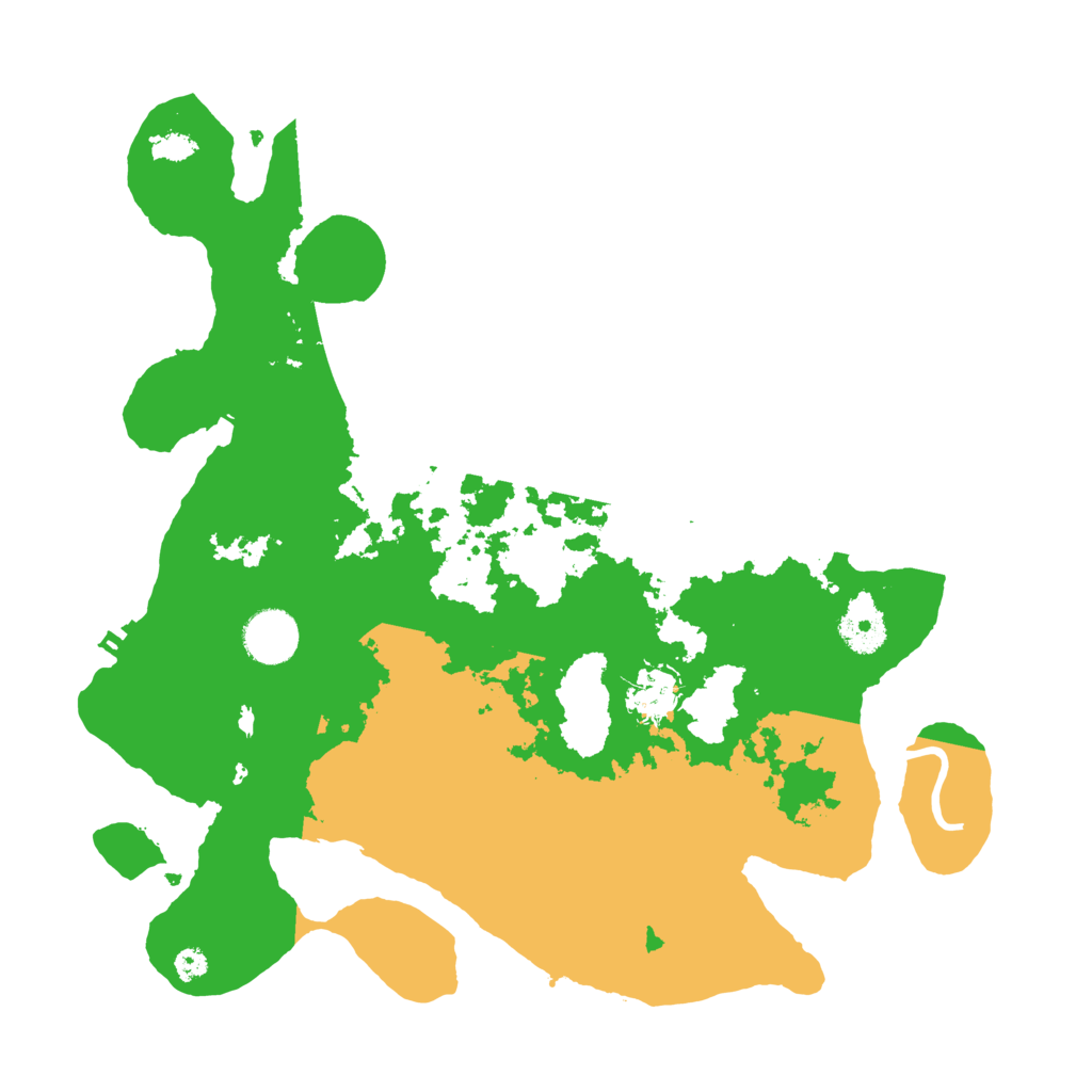 Biome Rust Map: Procedural Map, Size: 3500, Seed: 66543775