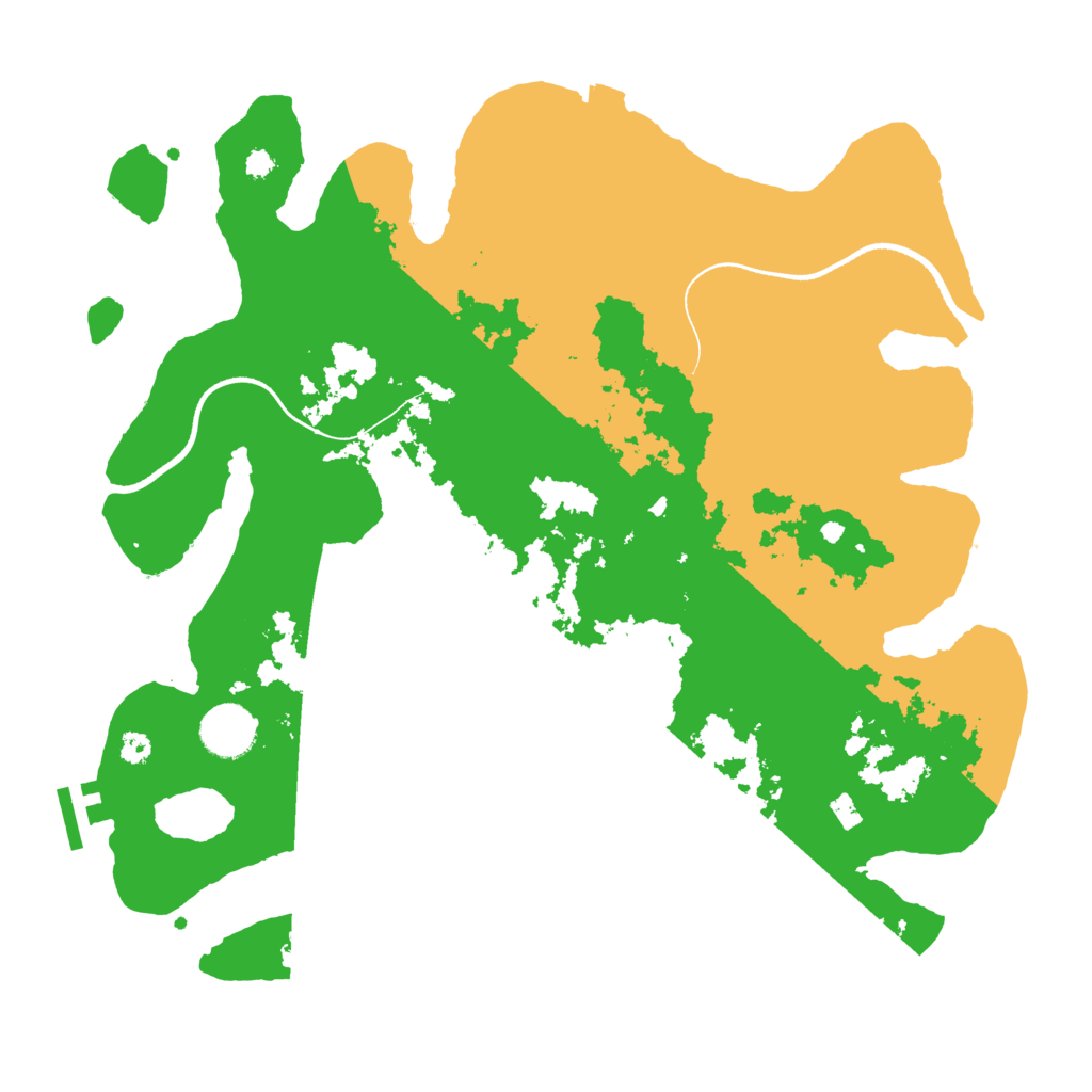Biome Rust Map: Procedural Map, Size: 3500, Seed: 97123687