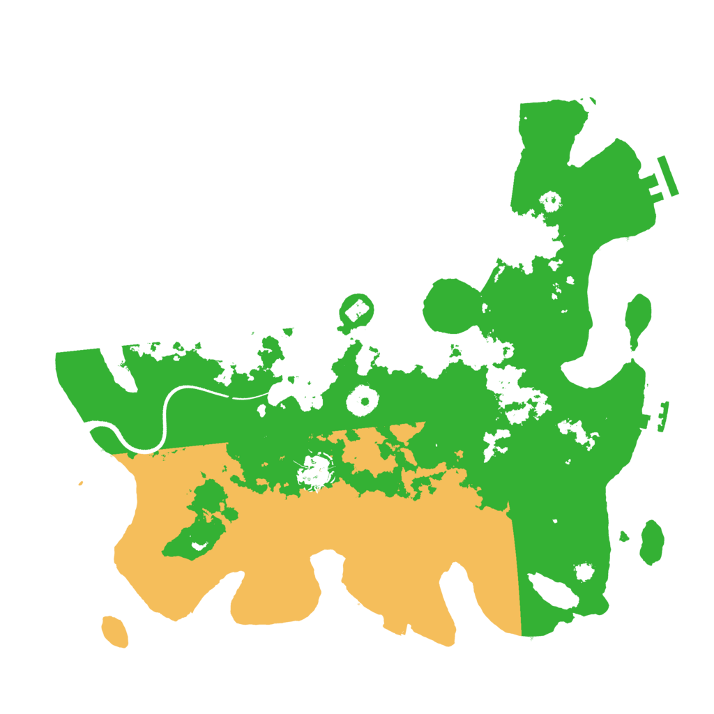 Biome Rust Map: Procedural Map, Size: 3500, Seed: 58740867