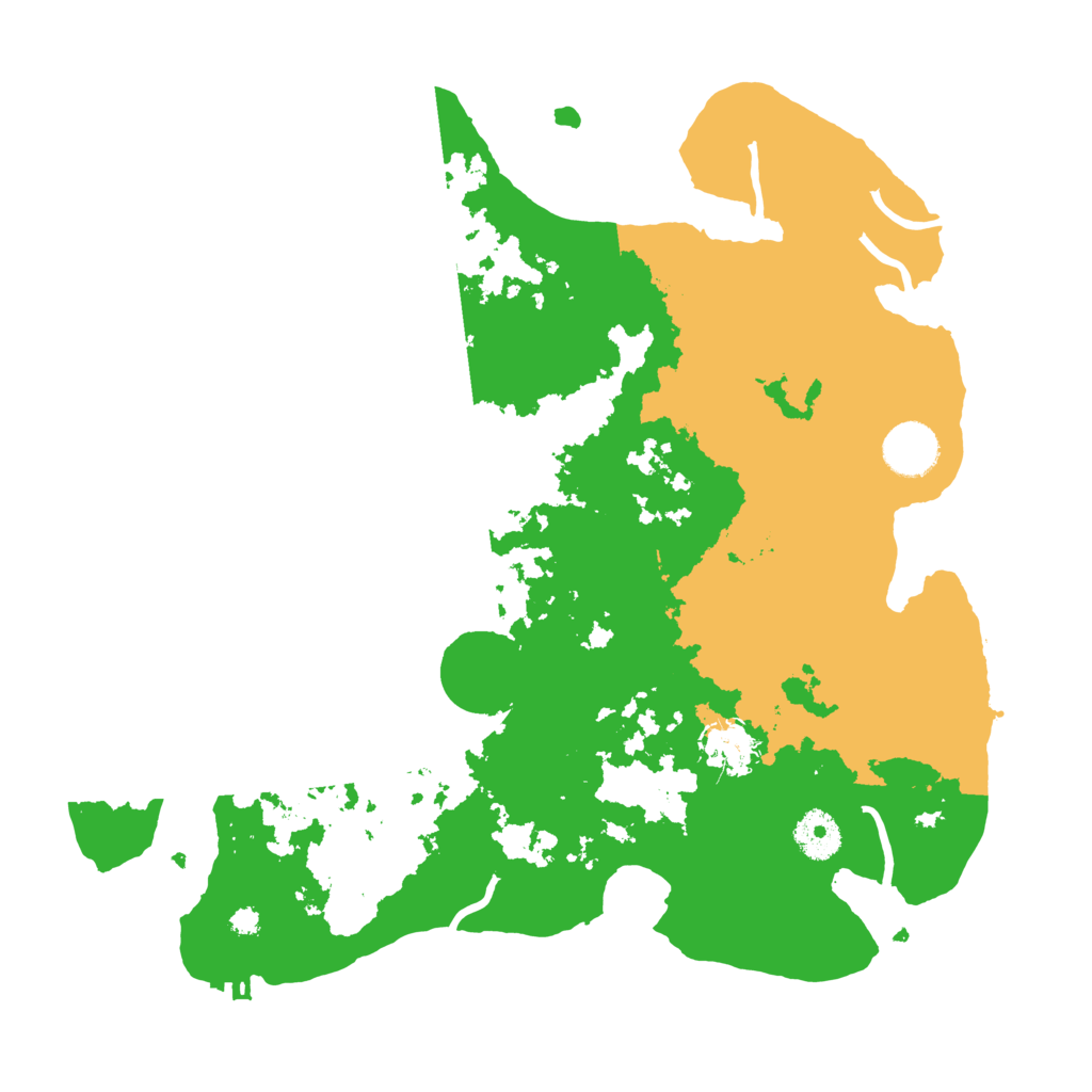Biome Rust Map: Procedural Map, Size: 3500, Seed: 96732059