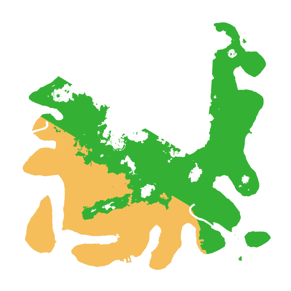 Biome Rust Map: Procedural Map, Size: 3500, Seed: 72610830