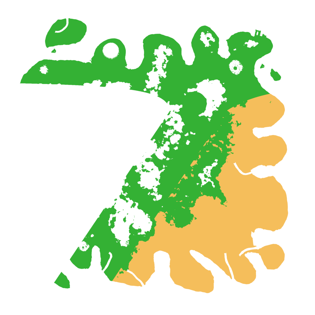 Biome Rust Map: Procedural Map, Size: 3500, Seed: 29332244