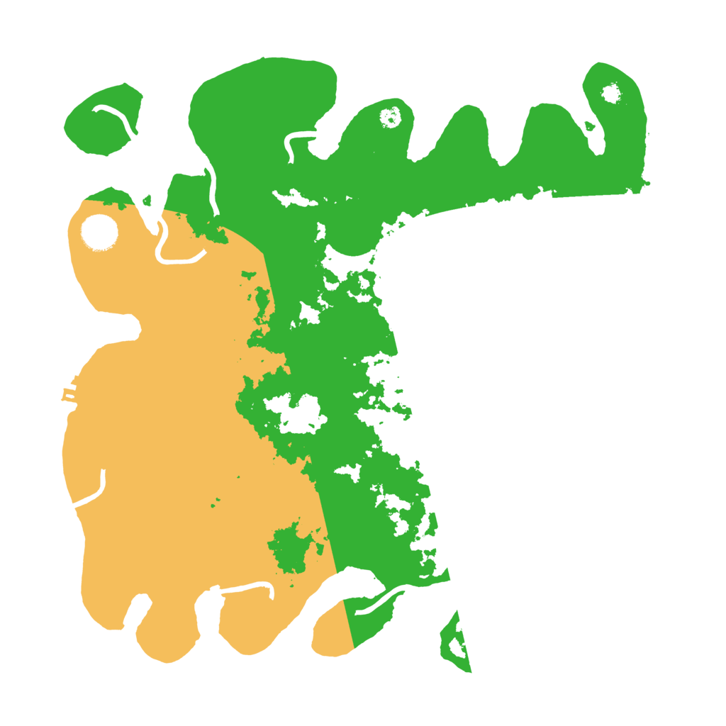 Biome Rust Map: Procedural Map, Size: 3500, Seed: 98291764