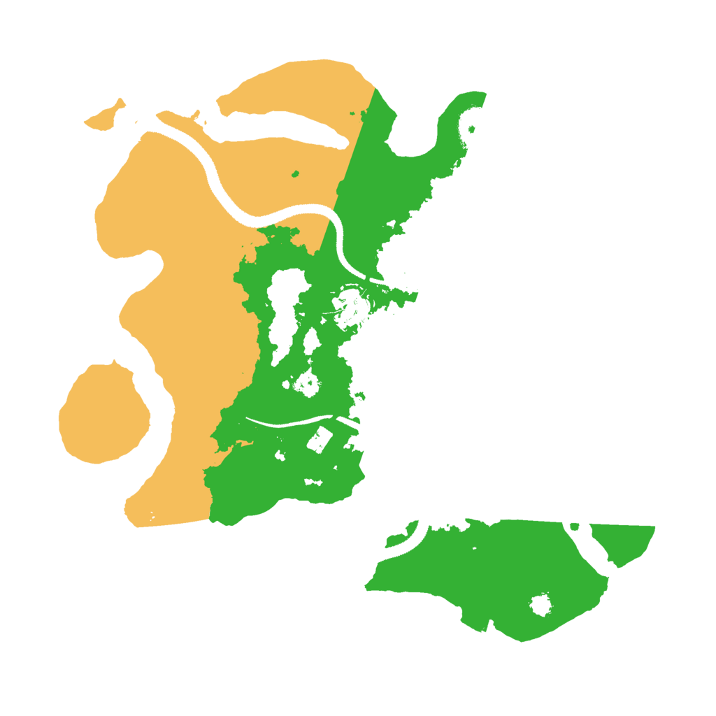 Biome Rust Map: Procedural Map, Size: 3000, Seed: 25659