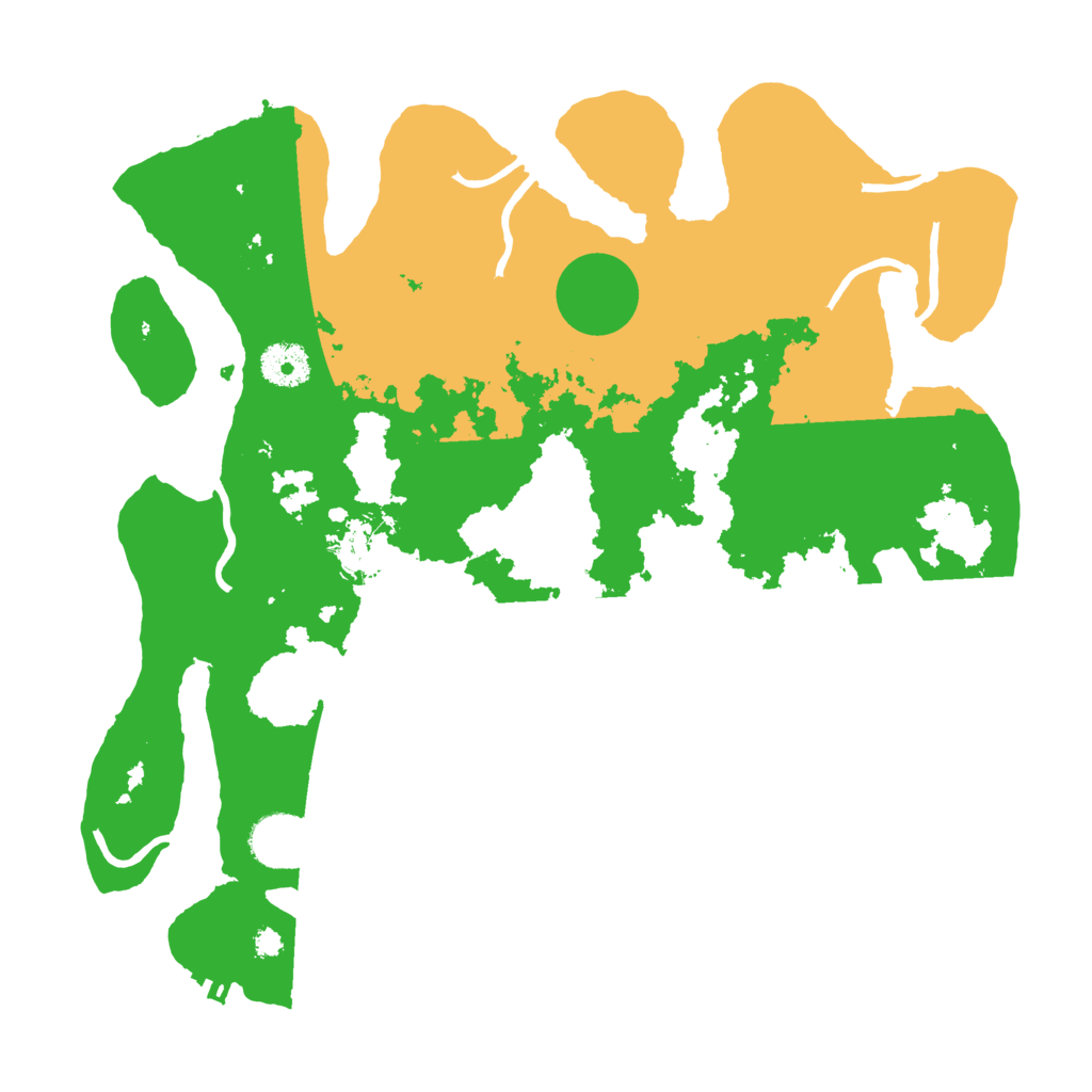 Biome Rust Map: Procedural Map, Size: 3500, Seed: 35418733
