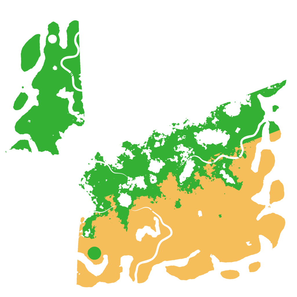 Biome Rust Map: Procedural Map, Size: 6000, Seed: 949603634