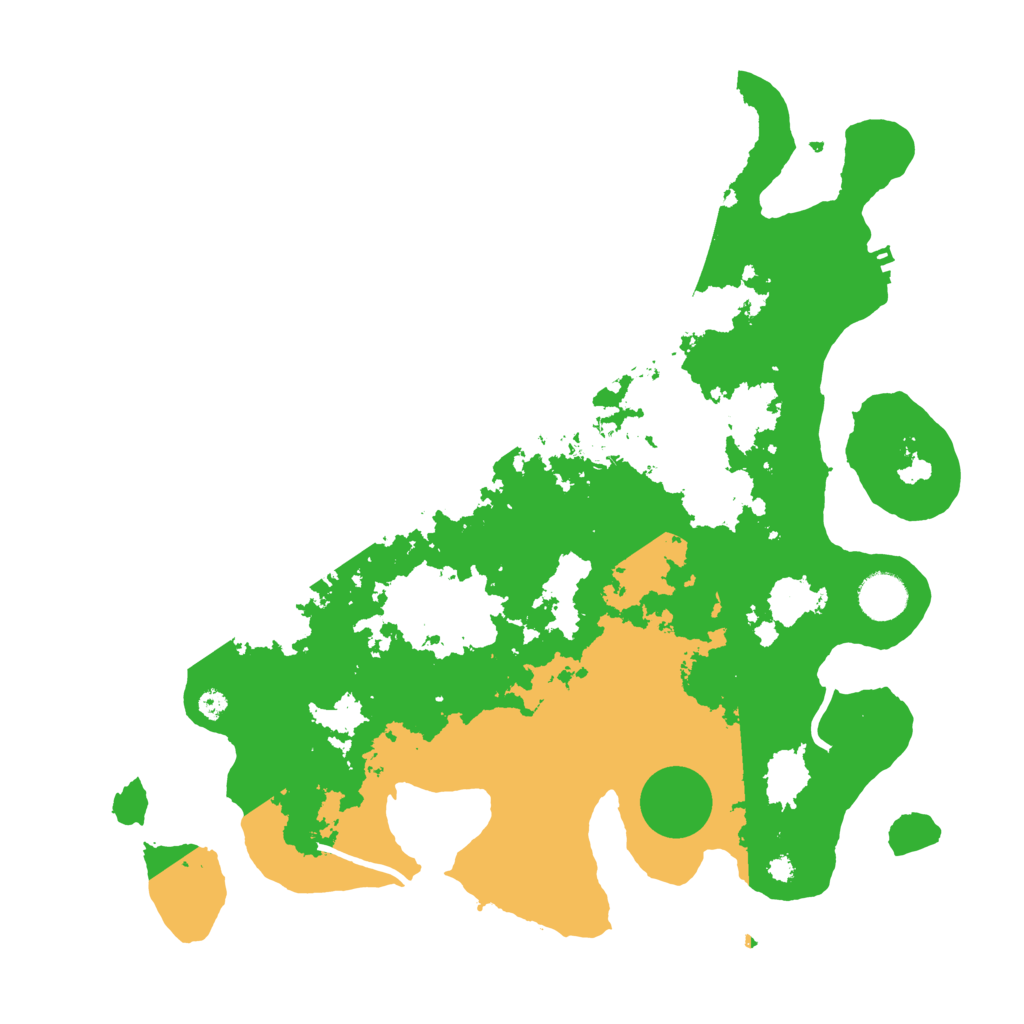 Biome Rust Map: Procedural Map, Size: 3750, Seed: 8726
