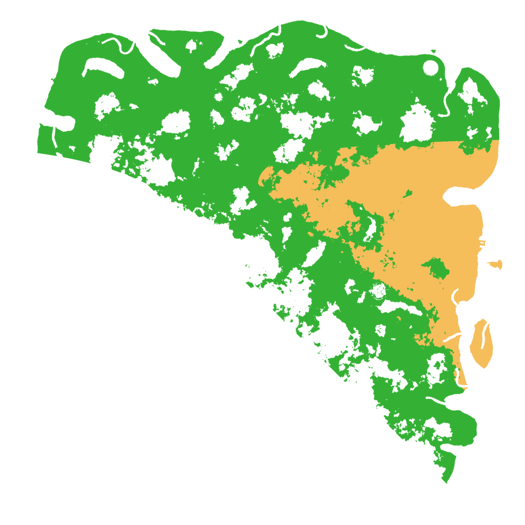Biome Rust Map: Procedural Map, Size: 6000, Seed: 345156