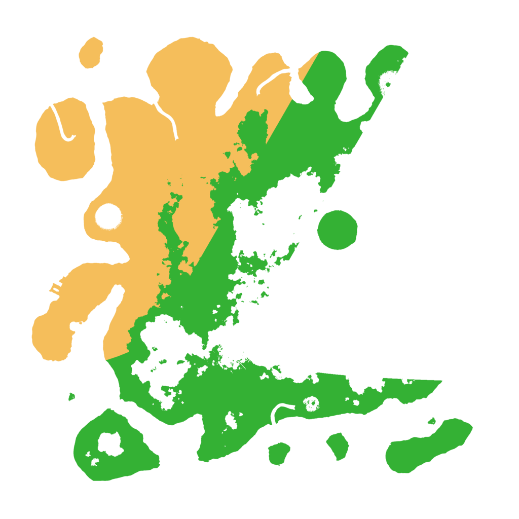 Biome Rust Map: Procedural Map, Size: 3500, Seed: 52376941