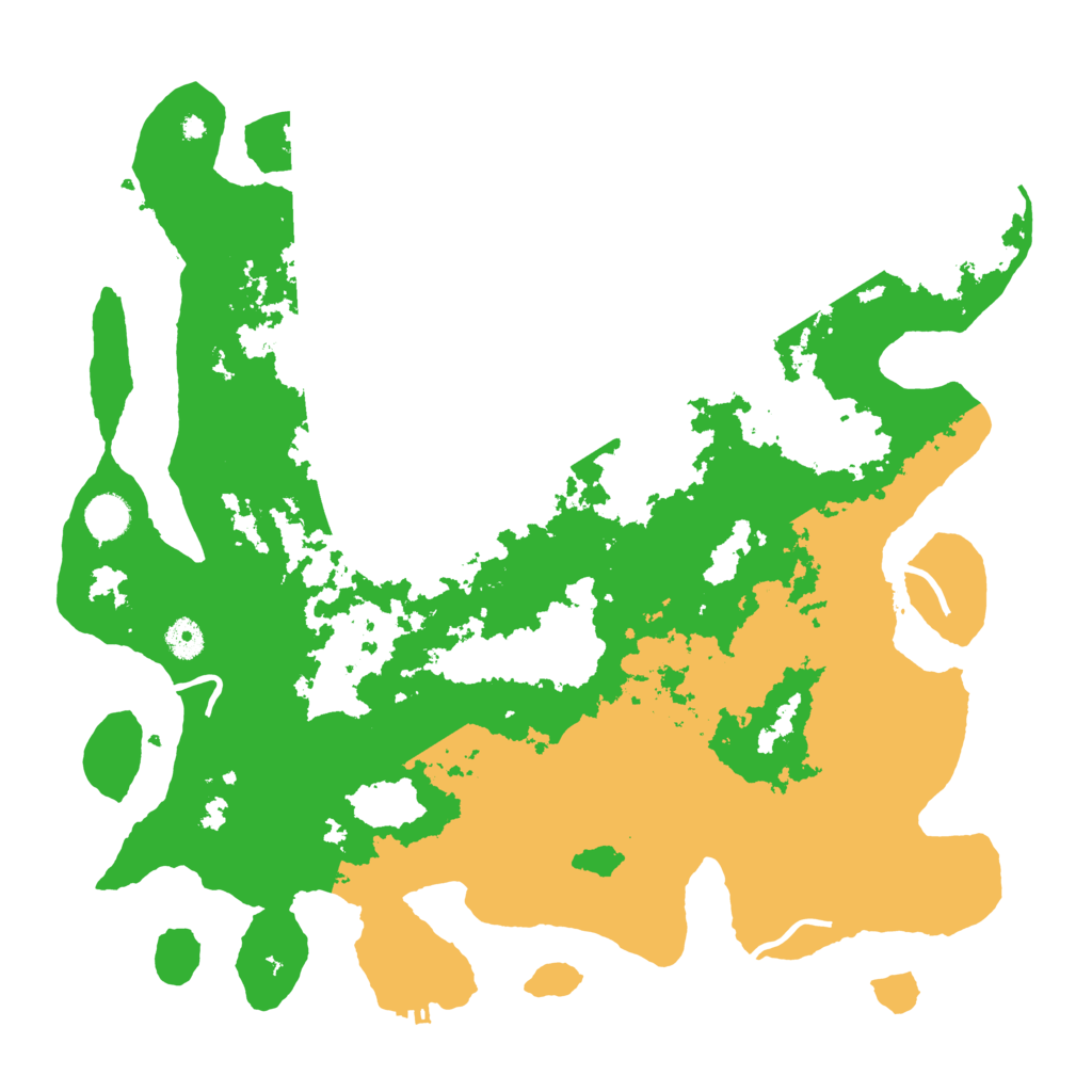 Biome Rust Map: Procedural Map, Size: 4250, Seed: 118708211