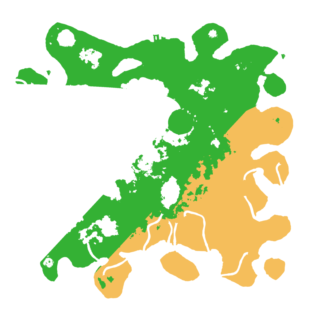 Biome Rust Map: Procedural Map, Size: 3500, Seed: 77418009
