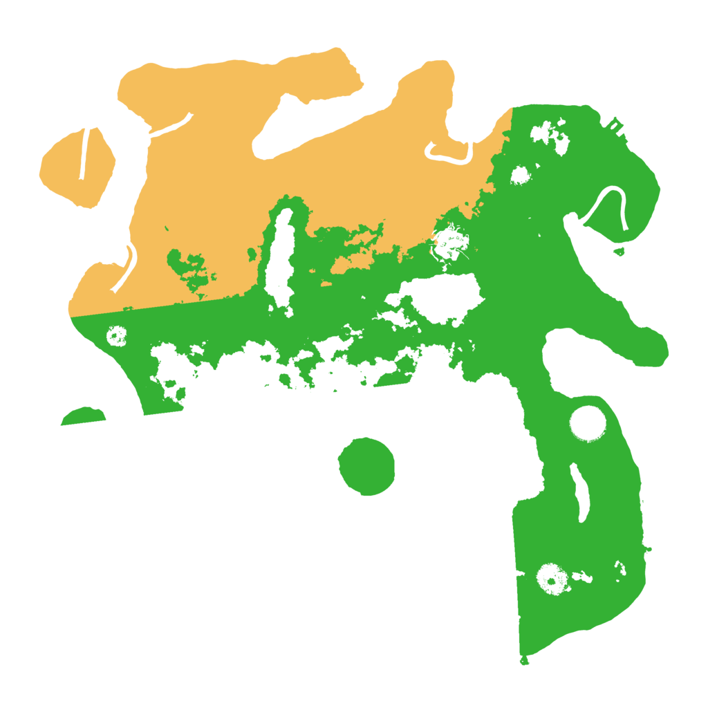 Biome Rust Map: Procedural Map, Size: 3500, Seed: 75757228