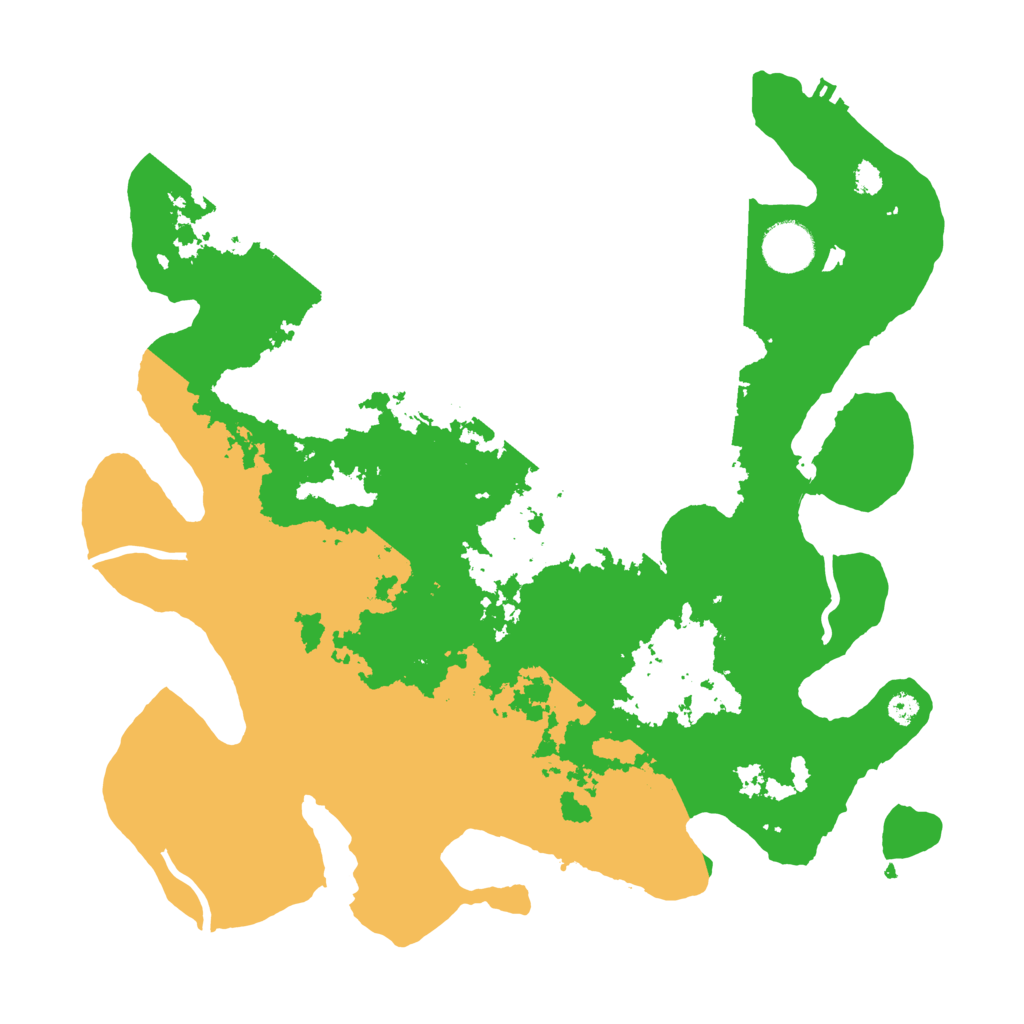 Biome Rust Map: Procedural Map, Size: 3500, Seed: 49431729
