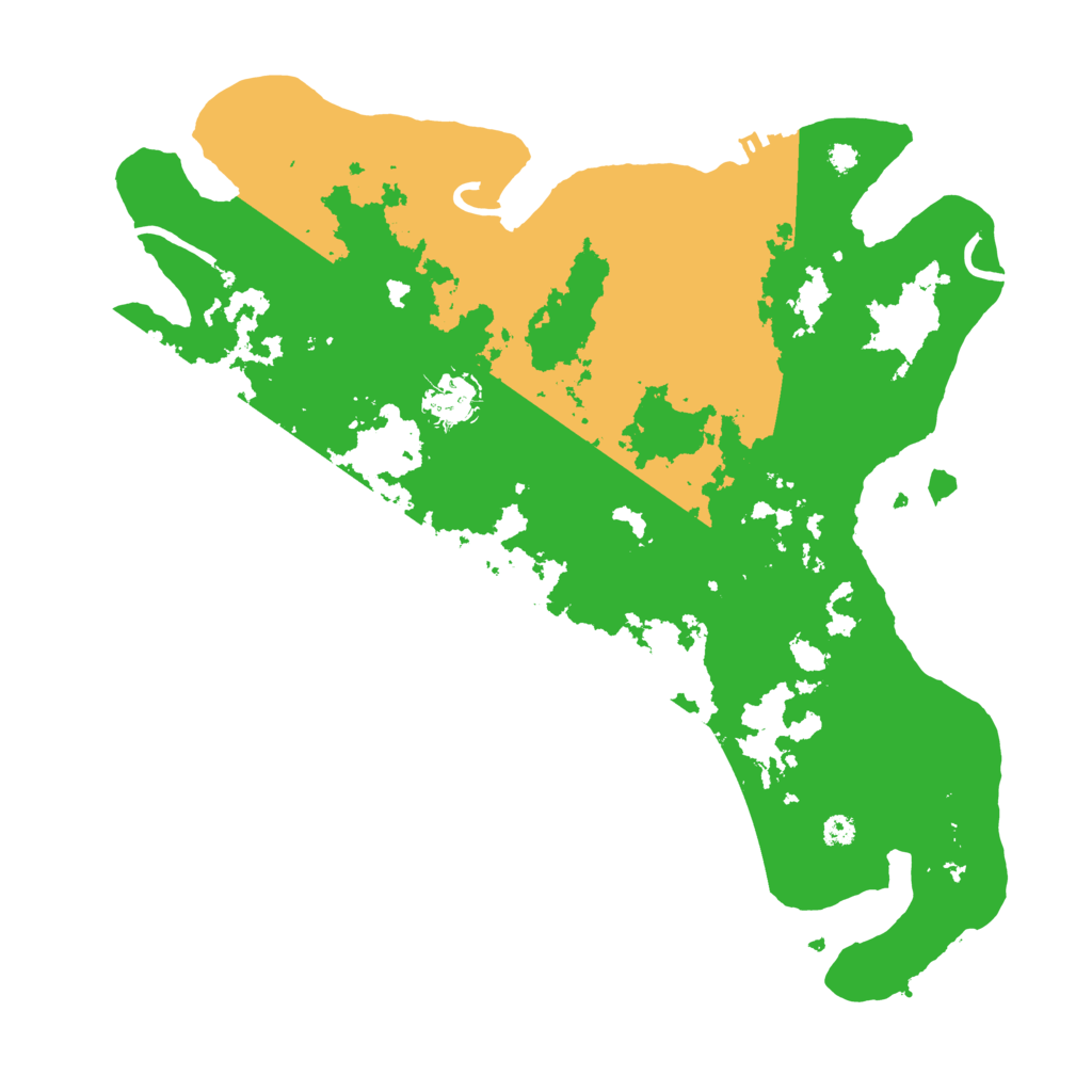 Biome Rust Map: Procedural Map, Size: 3500, Seed: 127738053