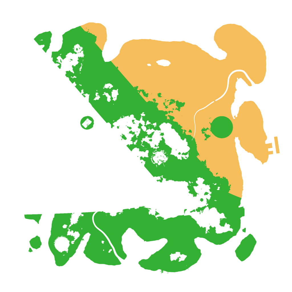 Biome Rust Map: Procedural Map, Size: 3500, Seed: 1740819405