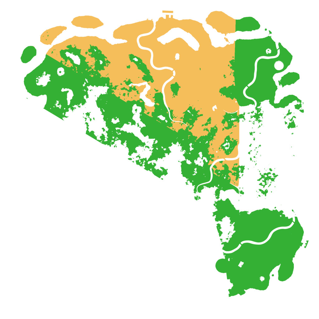 Biome Rust Map: Procedural Map, Size: 6000, Seed: 17111975