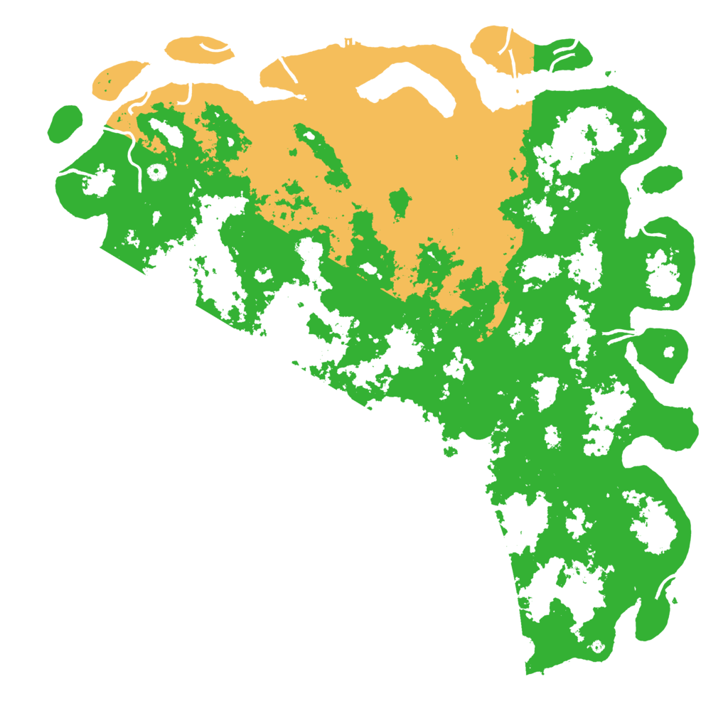 Biome Rust Map: Procedural Map, Size: 6000, Seed: 17111975