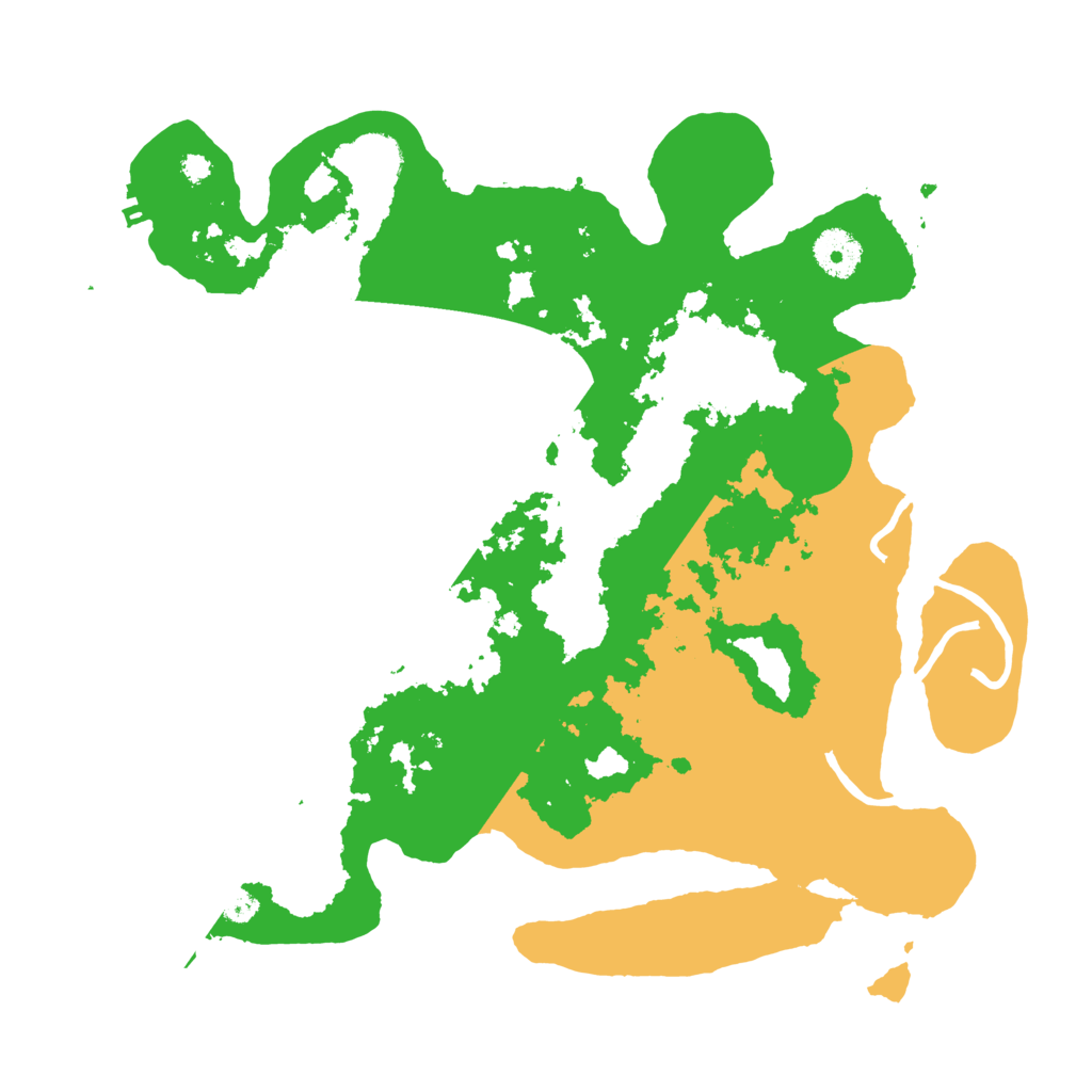 Biome Rust Map: Procedural Map, Size: 3500, Seed: 31156280