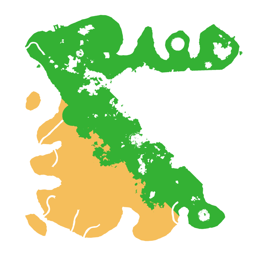 Biome Rust Map: Procedural Map, Size: 3500, Seed: 3600792
