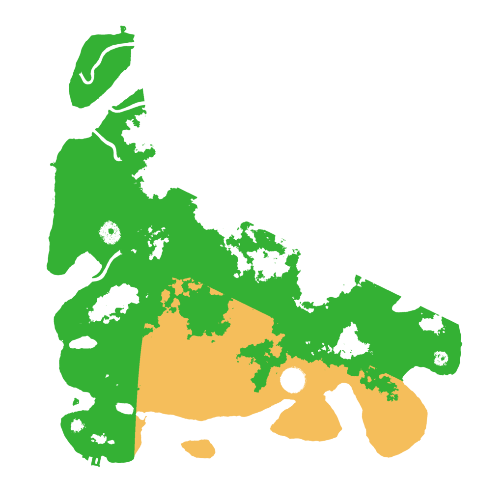 Biome Rust Map: Procedural Map, Size: 3500, Seed: 24726650