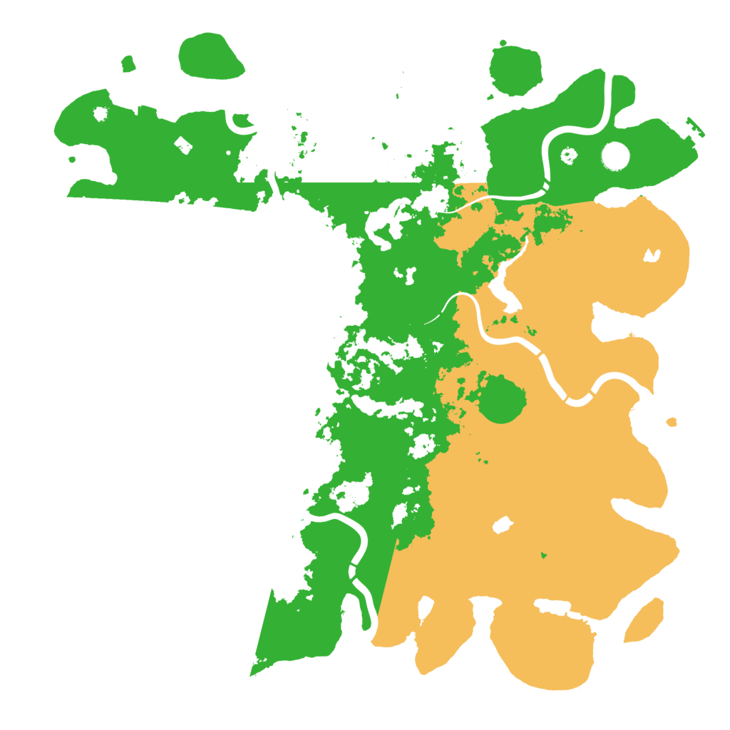 Biome Rust Map: Procedural Map, Size: 4500, Seed: 984000111
