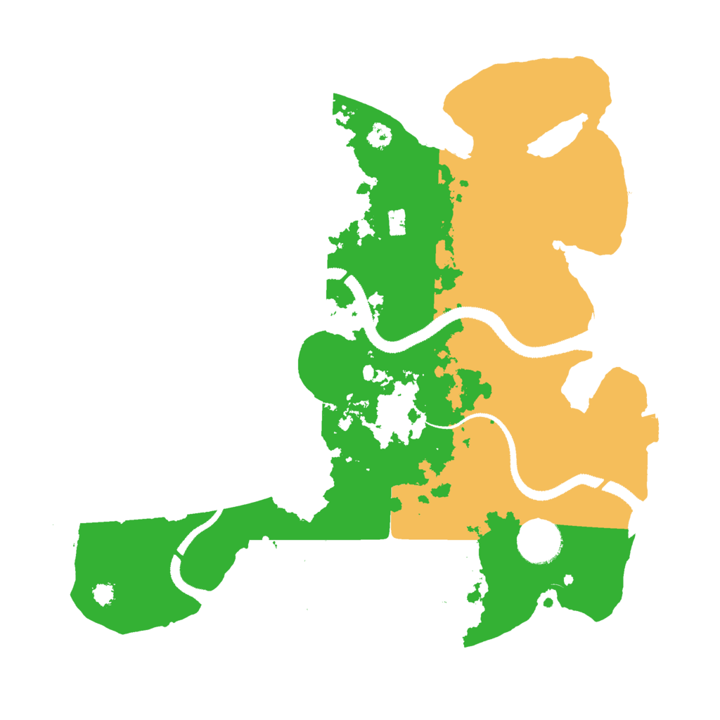 Biome Rust Map: Procedural Map, Size: 3000, Seed: 12974