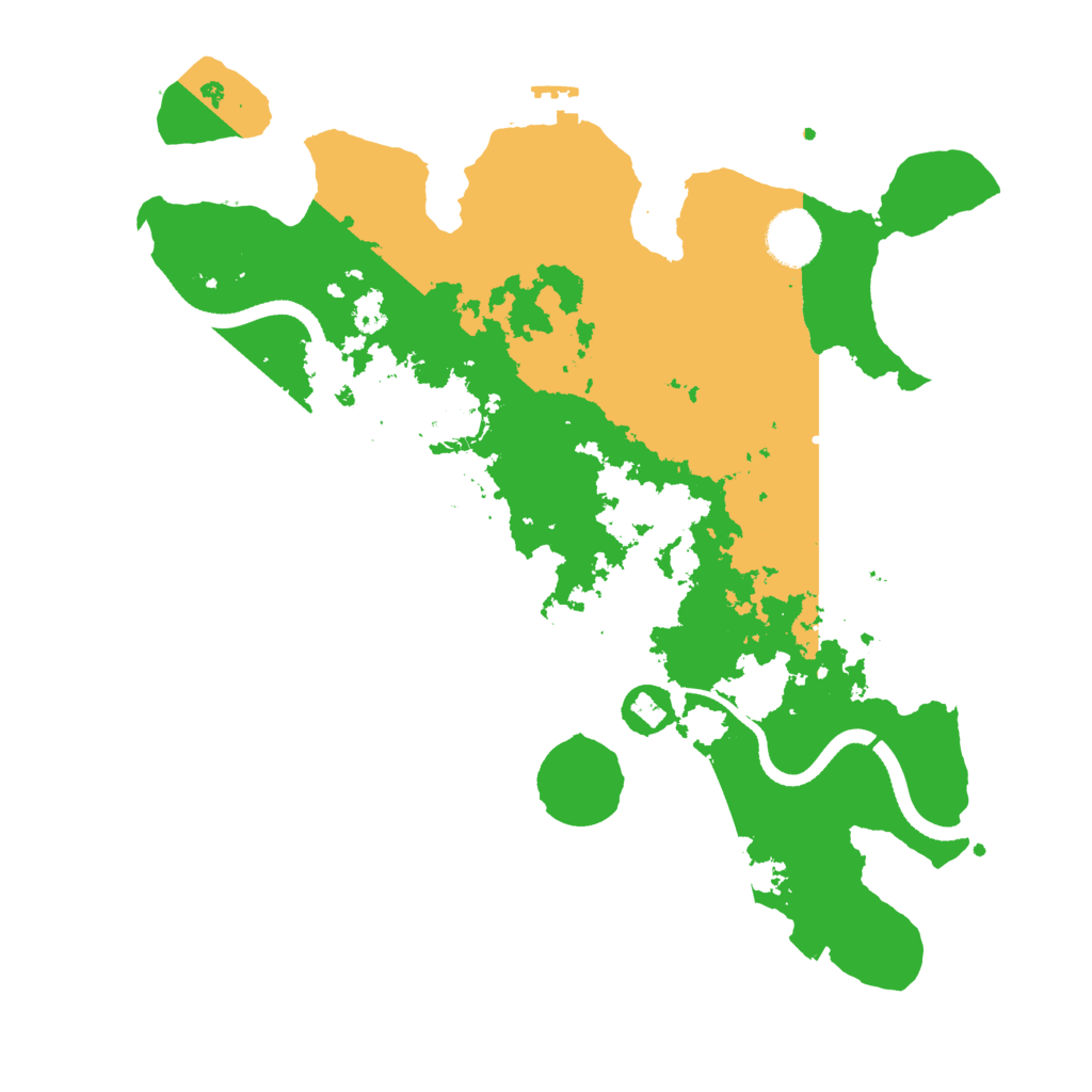 Biome Rust Map: Procedural Map, Size: 3500, Seed: 91961862