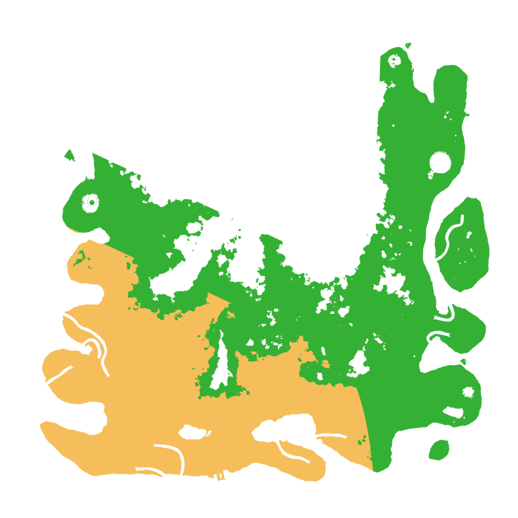 Biome Rust Map: Procedural Map, Size: 4250, Seed: 1821978620
