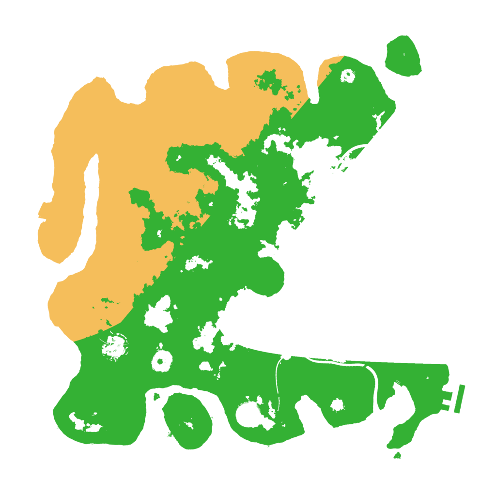 Biome Rust Map: Procedural Map, Size: 3500, Seed: 11196048