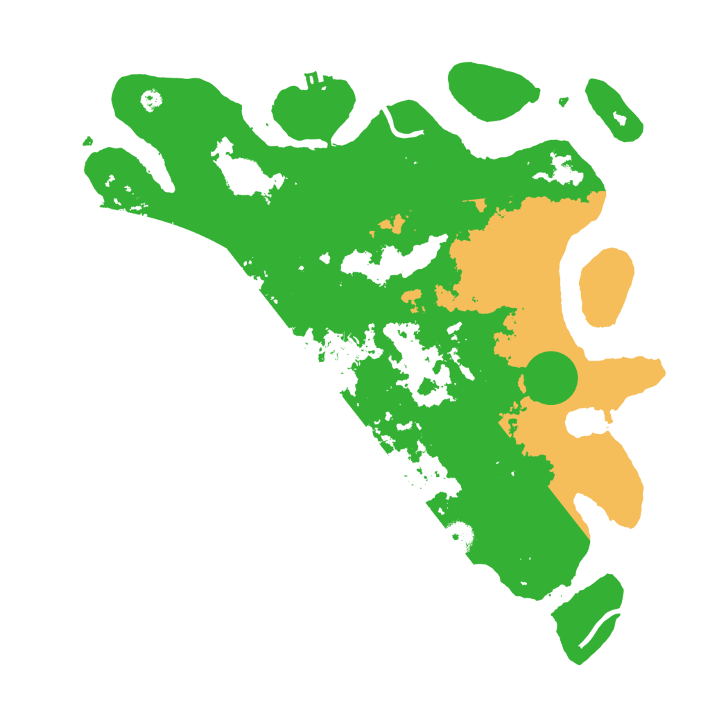 Biome Rust Map: Procedural Map, Size: 3500, Seed: 40051651