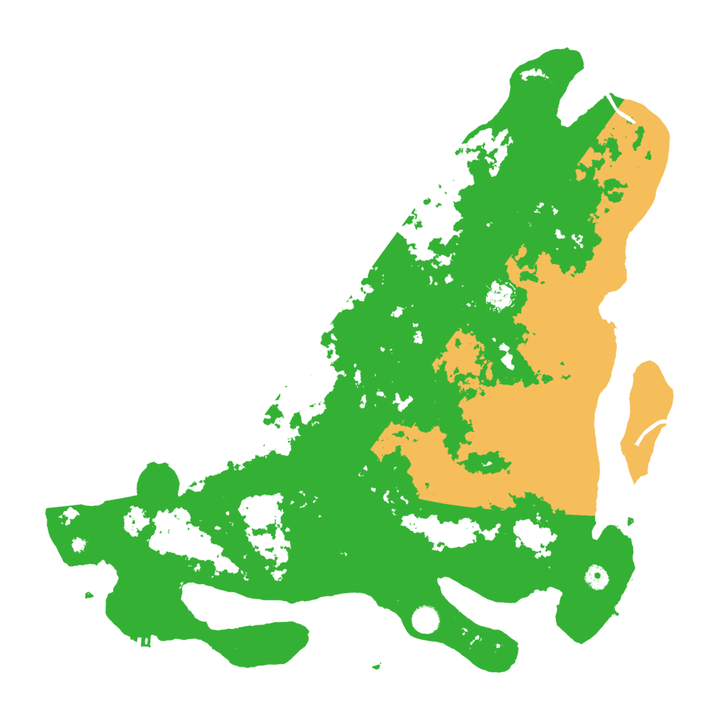 Biome Rust Map: Procedural Map, Size: 4500, Seed: 1080239937
