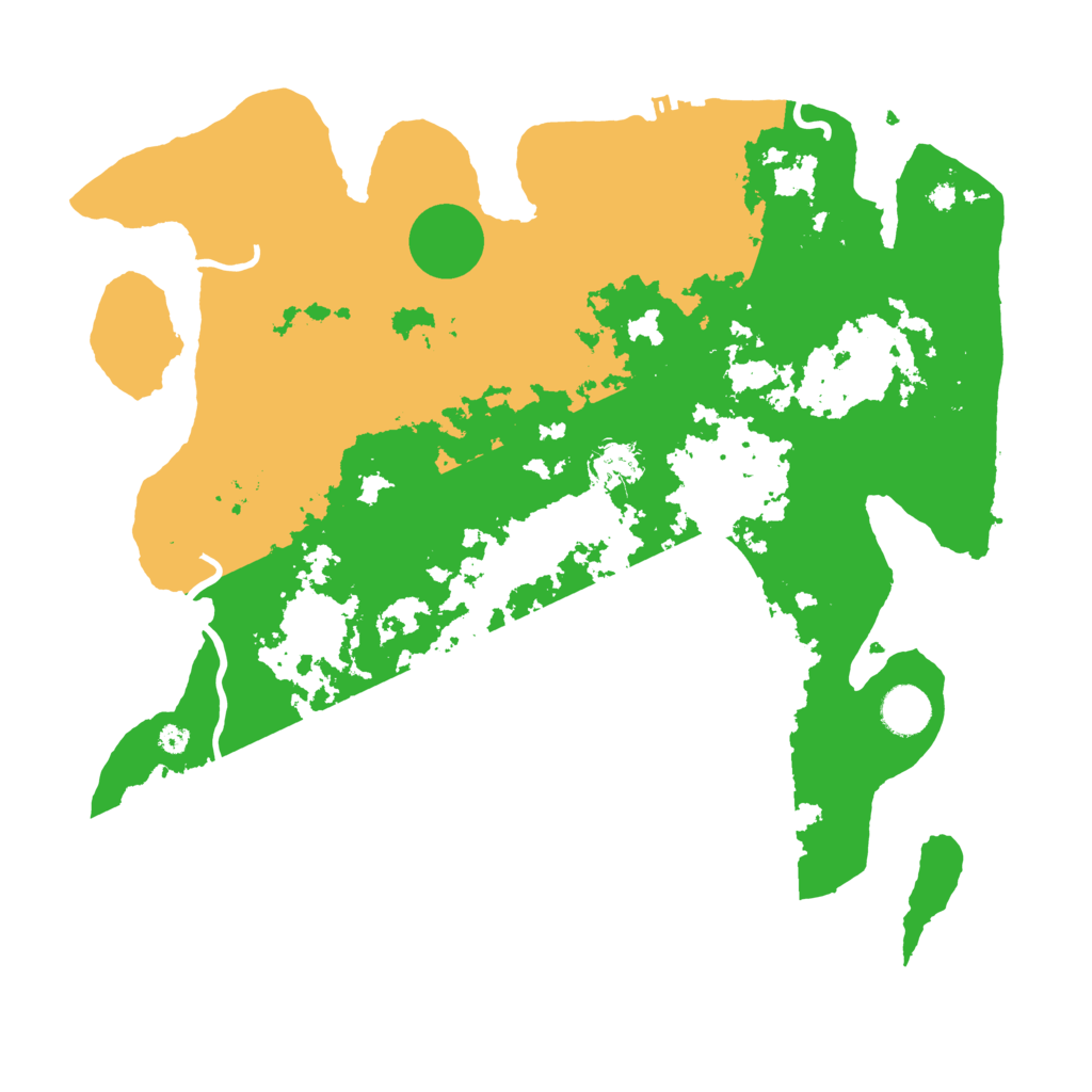 Biome Rust Map: Procedural Map, Size: 3850, Seed: 3119377