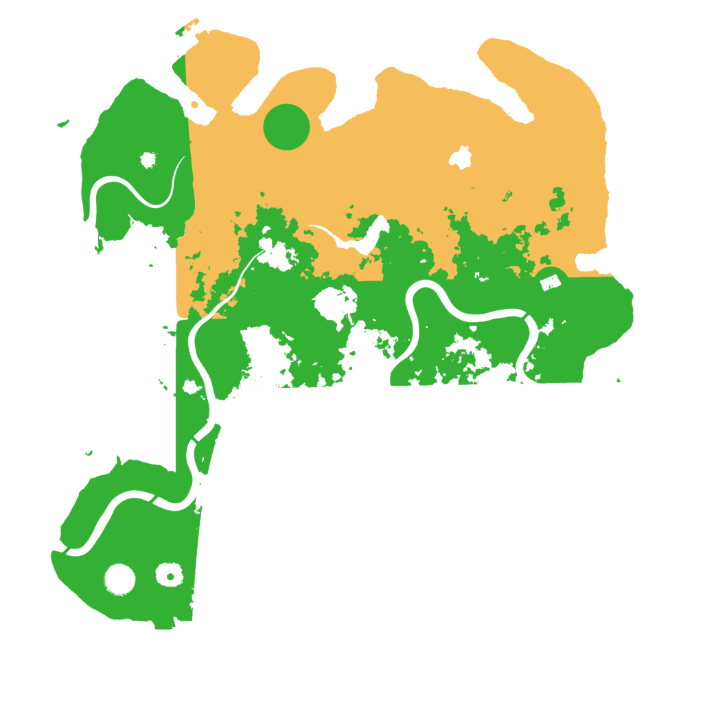 Biome Rust Map: Procedural Map, Size: 4000, Seed: 98531