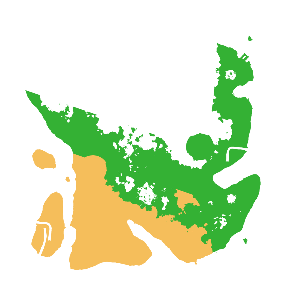 Biome Rust Map: Procedural Map, Size: 3000, Seed: 1083951443