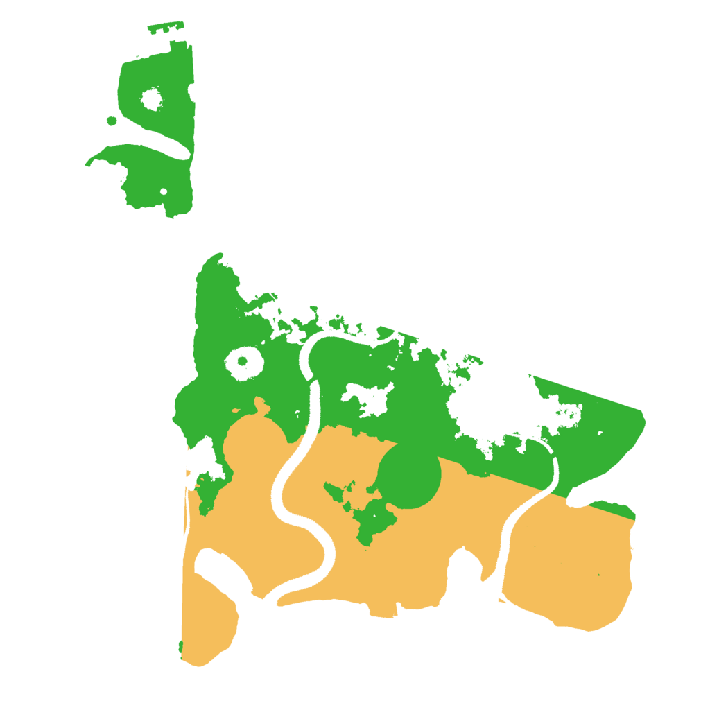Biome Rust Map: Procedural Map, Size: 3000, Seed: 2014866607